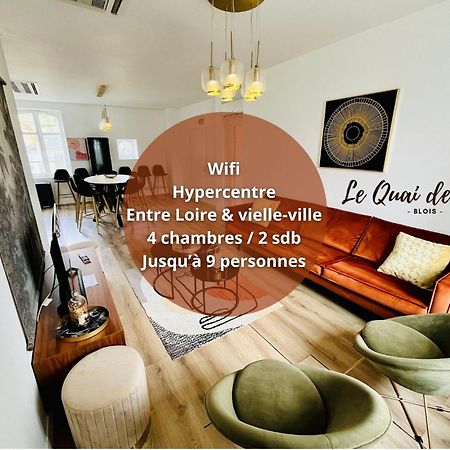 Vue Loire, Hypercentre, Spacieux, Familial, Climatise, Le Quai De Loire Διαμέρισμα Μπλουά Εξωτερικό φωτογραφία